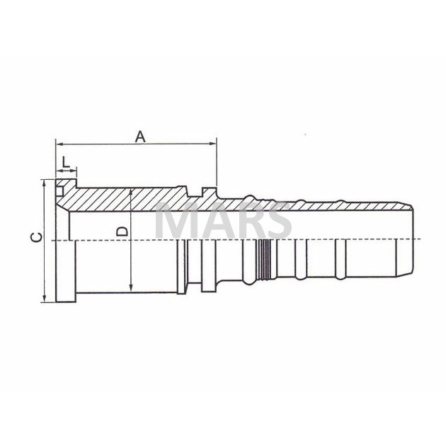 Hydr.konc. SFL 4SH Interlock DN20 / 1" 0°